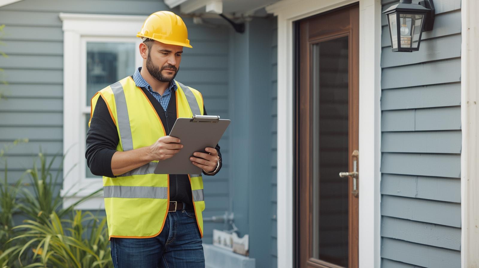 Home Inspection professional at work